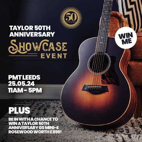 Taylor Guitars 50th Anniversary Showcase at PMT Leeds!, PMT House of ...