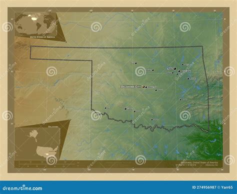 Oklahoma Elevation Map