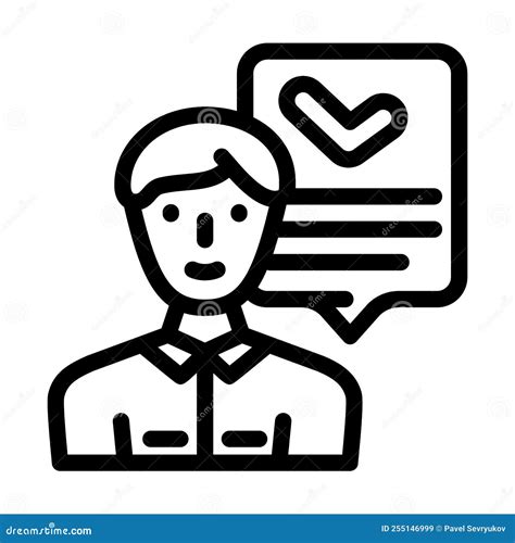 Mql Marketing Qualified Lead Line Icon Vector Illustration Stock Vector ...