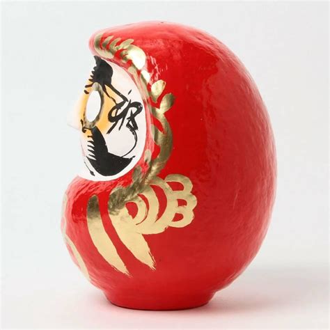 Shirakawa Daruma Doll “Ho” Handmade Good Luck Charm Red Doll 25cm ...