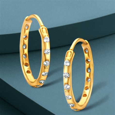 Minimal Polki Diamond Hoop Earrings