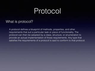 Define Protocol 的图像结果