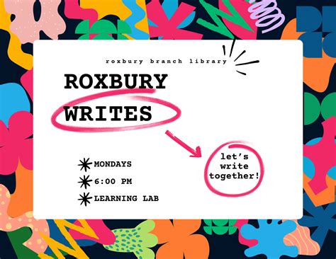 Roxbury Writes!