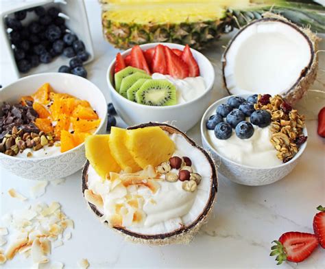 Greek Yogurt Breakfast Bowls with Toppings | Modern Honey