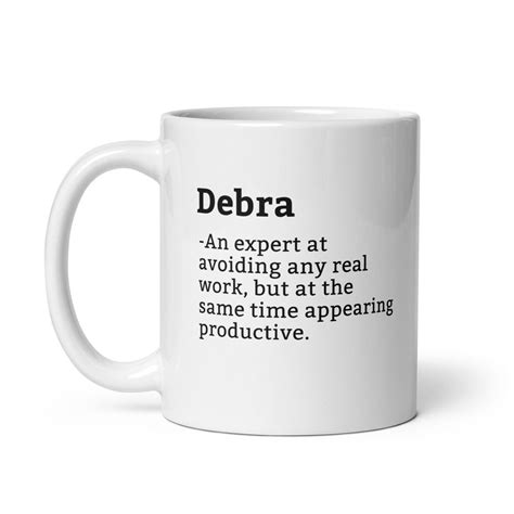 Debra Mug-coworker Mug-debra Definition Mug-personalised Debra Mug ...
