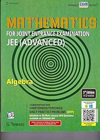 Buy Mathematics For Joint Entrance Examination Jee Advanced Algebra G ...