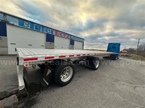 2020 FONTAINE ALUMINUM 53' FLATBED HCR5222RSA REAR SLIDING AXLE | GovDeals