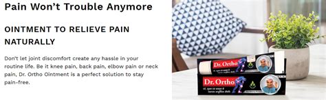 Dr.Ortho Ayurvedic Pain Relieving Ointment For Joint Pain, Neck Pain ...