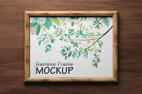 Desenho de maquete de estrutura de bambu | PSD Premium gerado com IA