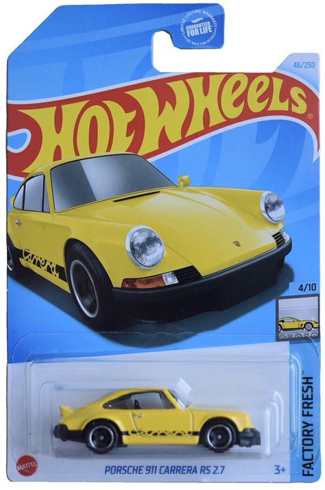 Buy MattelHot Wheels Porsche 911 Carrera RS 2.7, Factory Fresh 4/10 ...