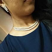 Buy Ratnavali Jewels Brass Gold Plated and American Diamond Necklace ...