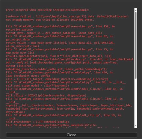 Image result for JavaScript Errors Comfyui