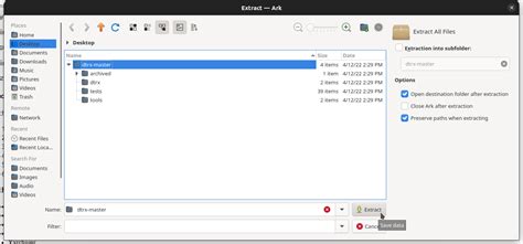 How to Extract File Linux 的图像结果