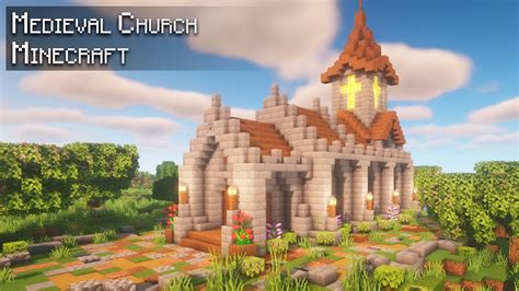 Aesthetic Medieval Church in Minecraft - TBM | TheBestMods