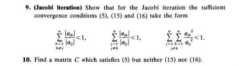 Image result for Jacobi Iteration Examples