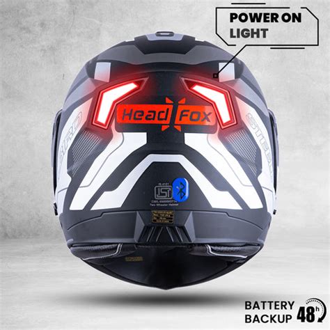 Headfox N2 Air Road Double Visor Helmet | Smart Bluetooth Helmet Online ...