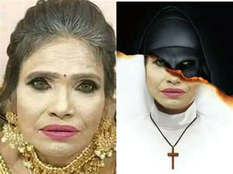 इंटरनेट रानू मंडल के पीछे फिर पड़ गया, इस बार इस तस्वीर में उनके मेकअप ...