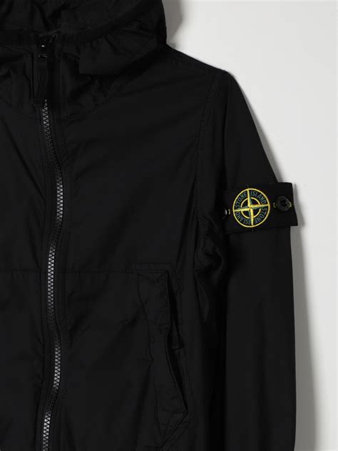Stone Island Junior Outlet: Jacket kids - Black | Stone Island Junior ...