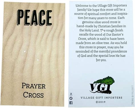 Buy VILLAGE GIFT IMPORTERS 5 Prayer Hand Cross | 8 Styles | with Card ...