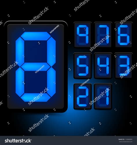 Image result for LED Digital Numbers