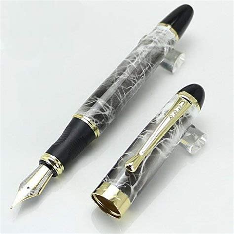 GOLD LEAF EXCLUSIVE JINHAO X450 MARBLE BODY FOUNTAIN PEN : Amazon.in ...
