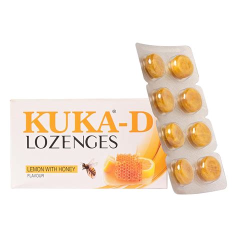 Multani Kuka–D Lozenges | Lemon & Honey (8 X 6)| Ayurvedic Drop| Relief ...