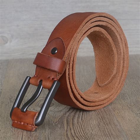 Vomint 2019 New Arrivals Mens Belts Pure Leather Cowhide Belt Buckle ...