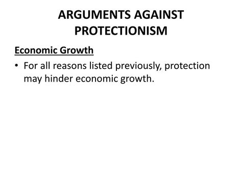 Arguments For Economic Growth