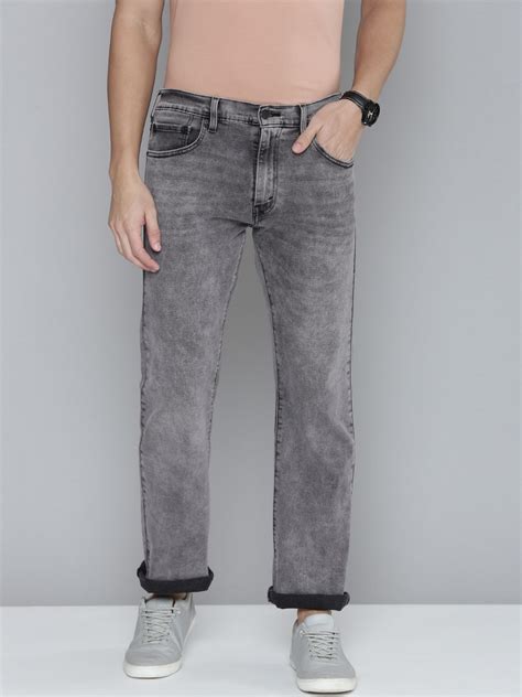 Levis Men Grey Slim Fit Heavy Fade Stretchable Jeans - Price History
