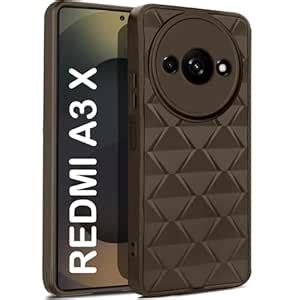 TRUEUPGRADE Diamond Cut-Out Back Cover for Mi Redmi A3 | Redmi A3X ...