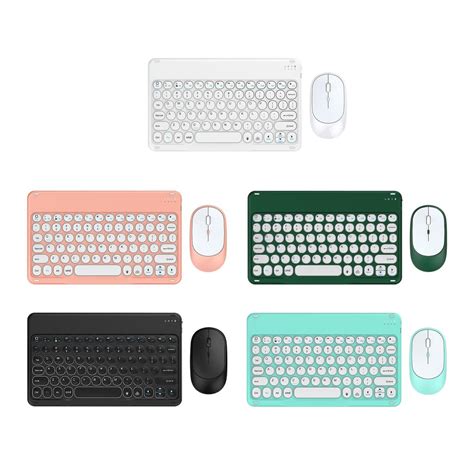Wireless Keyboard and Mouse Quiet for Laptops Tablets White– UNIQKART