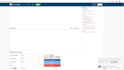 Image result for Pastebin.com Text Sharing