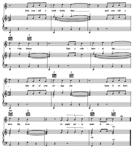 Sleep On The Floor Chords