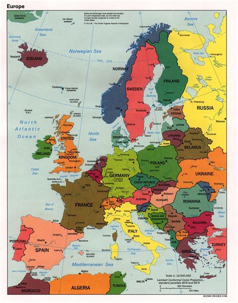 Maps of Europe | Map of Europe in English | Political, Administrative ...
