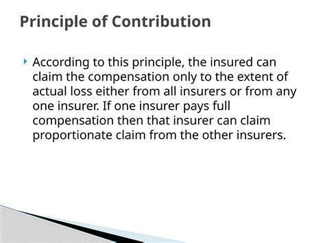 Image result for Principle of Contribution Insurance