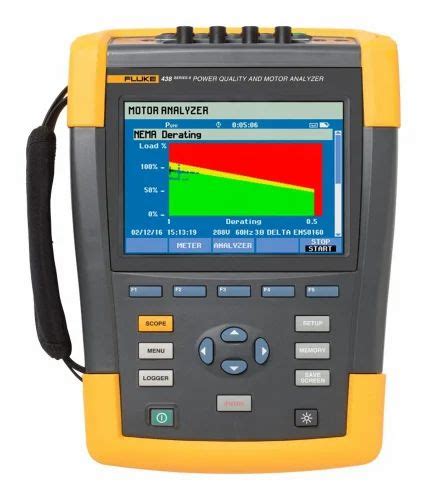 Power Analyzers - Fluke 438-II Power Quality Analyzer & Motor Analyzer ...