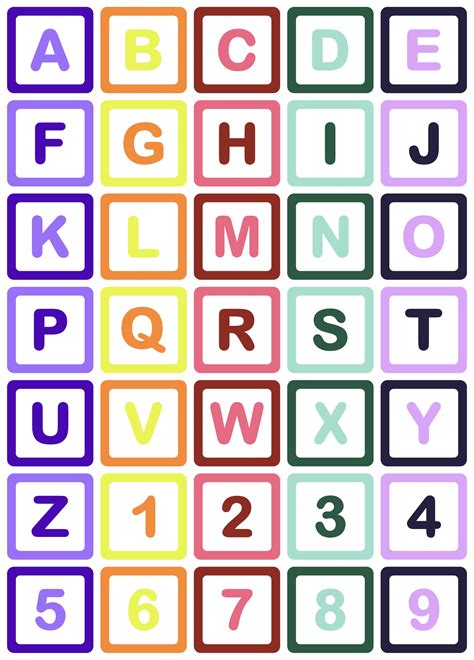 Free Printable Alphabet Letters {Easy Download} - Printables for Everyone