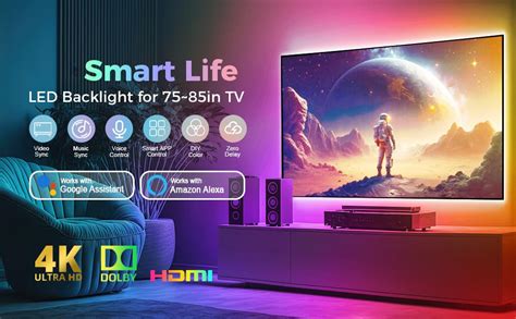Buy Auslese® Smart Life 16.4ft TV LED Backlight with HDMI 2.0 Sync Box ...