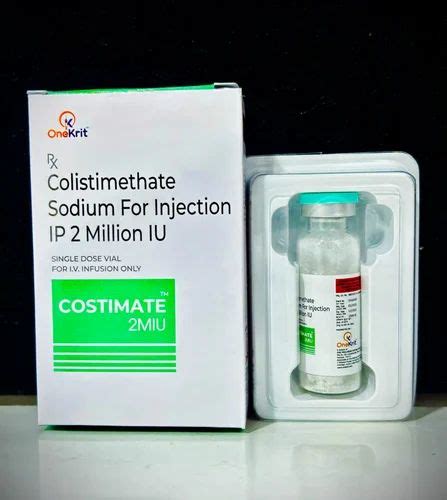 Pharmaceutical Injections - Colistimethate Sodium 2 MIU injection ...