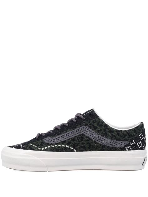 Vans Premium Old Skool Patterned-Knit Low-Top Sneakers Price in UAE ...