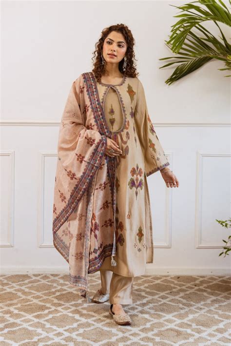 Bakul Tan Premium Cotton Suit Set – Autumn Lane Clothing