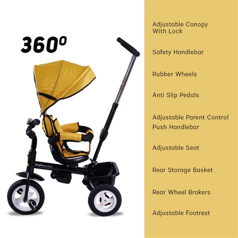 Tricycles Child's Three Wheeler Bike – Fun & Safe Ride for Toddlers ...