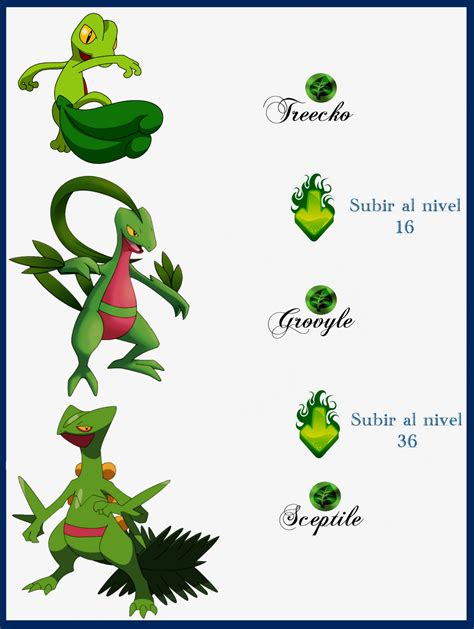 Image result for Pokemon Treecko Evolution Level