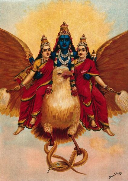 Lord Garuda - Posters by Raja Ravi Varma | Buy Posters, Frames, Canvas ...