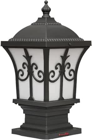 Azurite outdoor Aluminium dai casting piller gate lamp waterproof ...