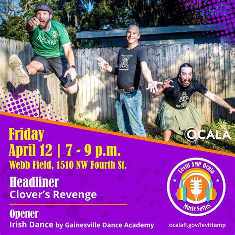Levitt AMP Ocala: Clover’s Revenge w/ Gainesville Dance Academy - Ocala ...