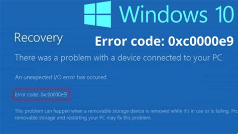 Image result for How to Fix Error Code 0Xc00000e9