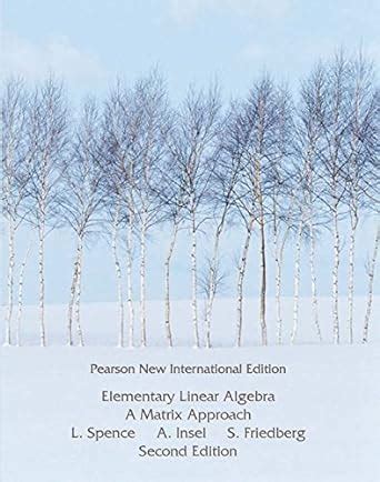 Buy Elementary Linear Algebra: Pearson New International Edition Book ...