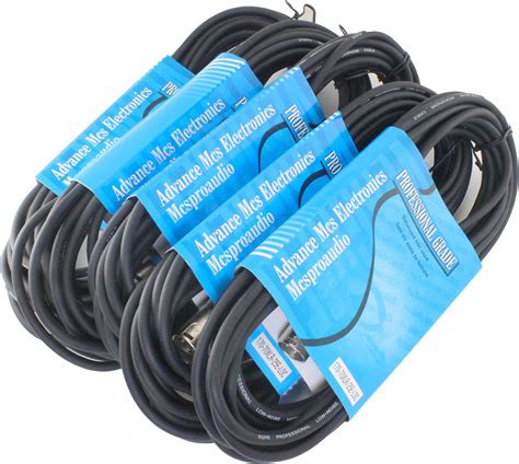 Amazon.com: EBXYA XLR Cables 25 Feet 6 Packs, XLR Male to Female ...