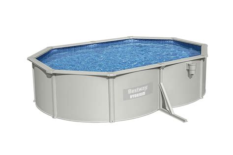 Buy Bestway Hydrium Galvanized Steel Wall Above Ground Pool Set 16'5" x ...